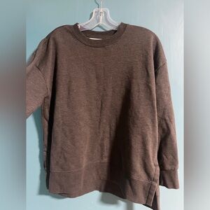 Kersh Men's Dark Brown Crewneck Sweater size M